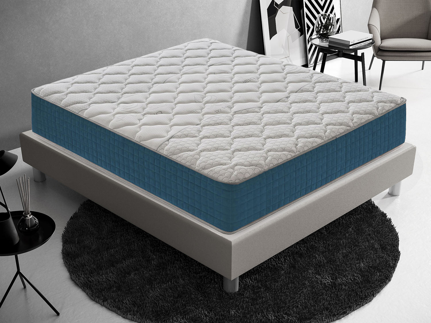 Materasso Singolo 80x200 in Memory Foam Alto 27 cm 3 cm di memory ortopedico