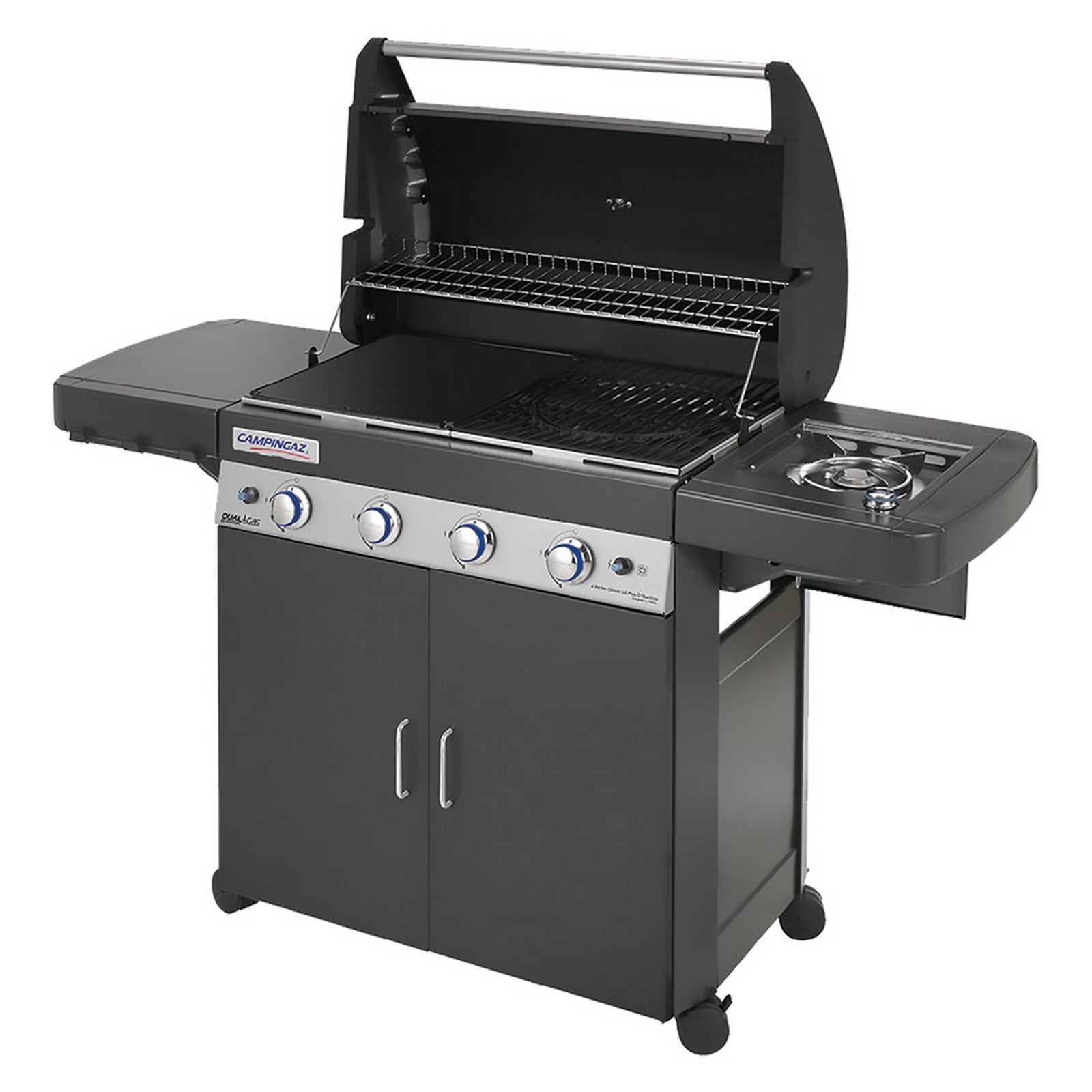 barbecue a gas '4 series ls plus dark dg' kw 12,8 + kw 2,3 cod:ferx.8038928nlm