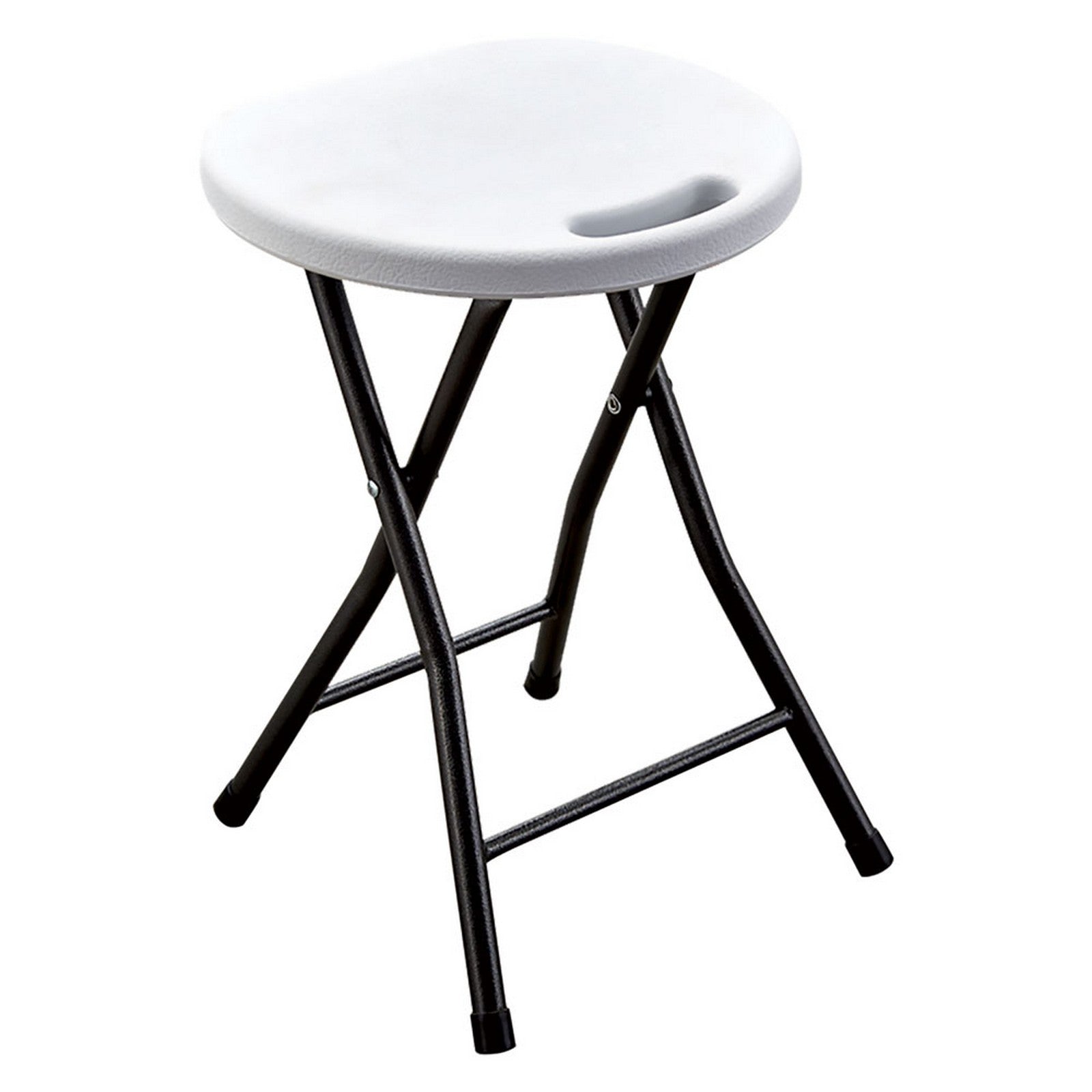 sgabello pic nic pieghevole 'party' cm 33 x 30 h 46 cm - colore bianco cod:ferx.6130685nlm