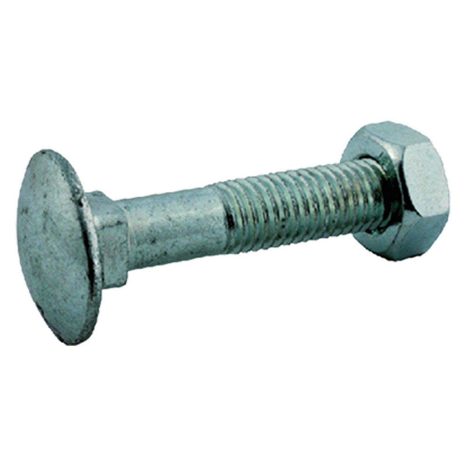 100pz bullone zincato testa tonda t.t.q.s.t.d.e. 12 x 50 cod:ferx.410284nlm